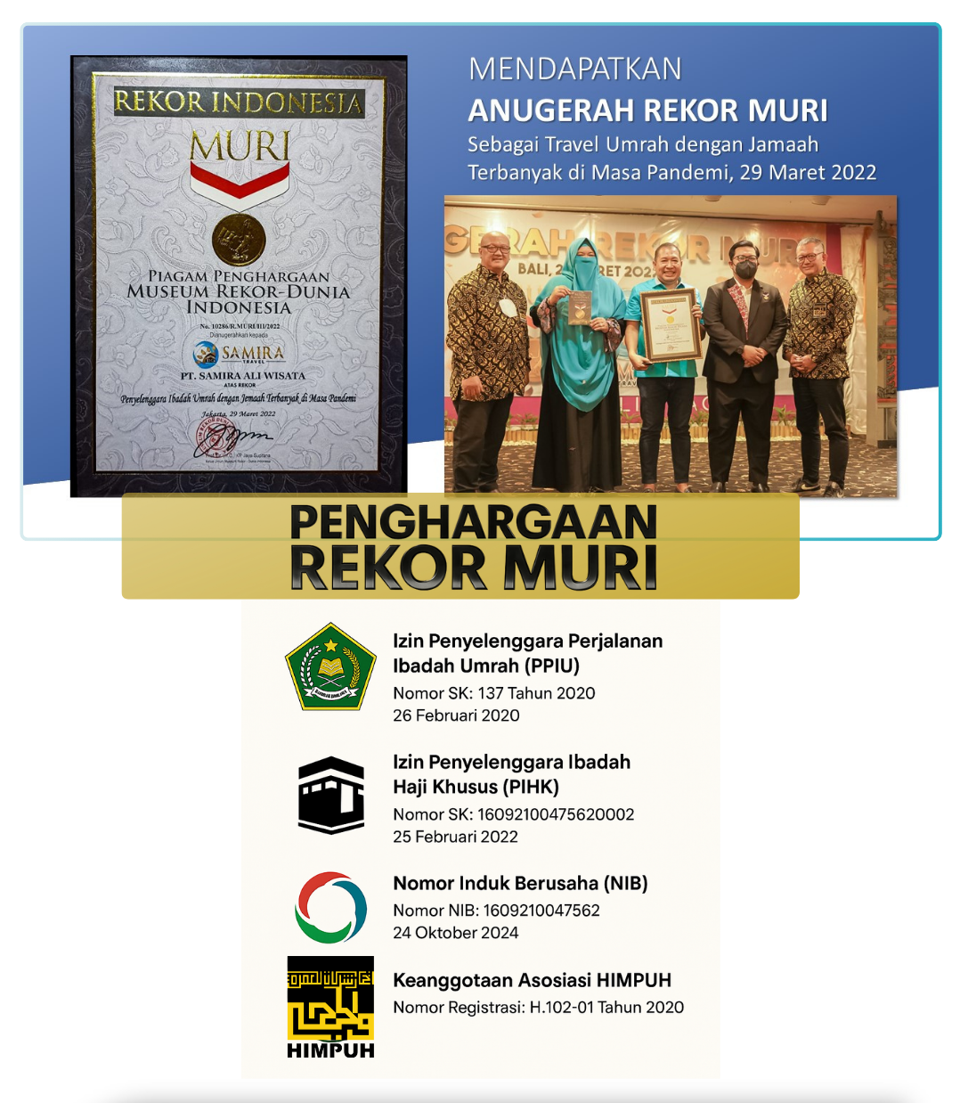 Rekor Muri Samira Travel